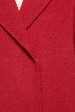 Belted viscose coat