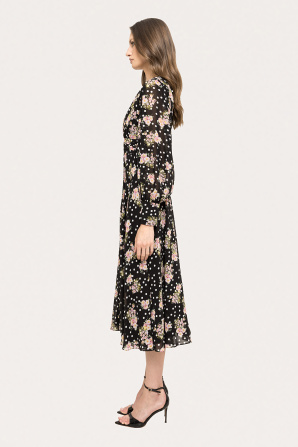 Printed midi dress