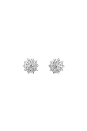 Crystal embellished earrings