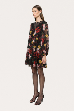 Printed midi dress