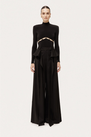 High-neck bodysuit
