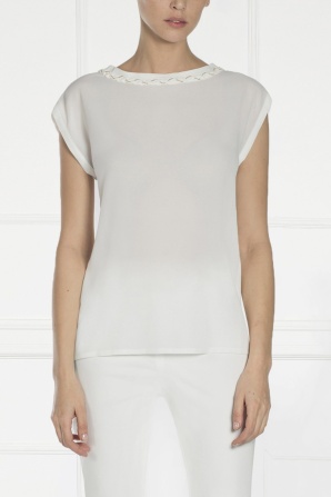 Top with neck detail