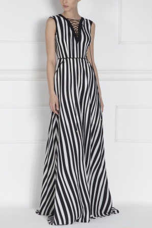 Striped maxi dress