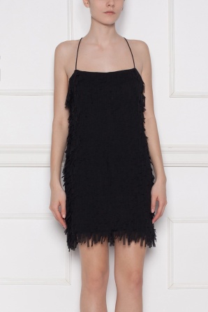 Fringed evening dress