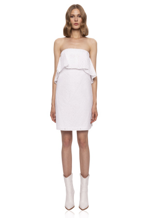 Embroidered cotton dress