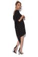 Assymetrycal polka dots dress