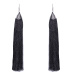 Maxi earrings with fringes