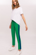 Contrast band trousers