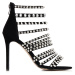 Crystal embellished sandals