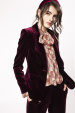 Fitted velvet suit jacket