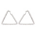 Crystal embellished geometrical earrings
