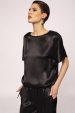 Satin effect viscose top