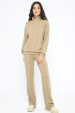 Knit flared pants