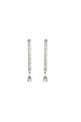 Crystal embellished earrings