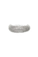 Oversized-crystal embellished choker necklace