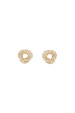 Crystal-embellished drop earrings