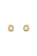 Faux-pearls stud earrings