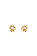 Faux-pearls stud earrings