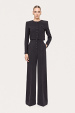 High-waist wide-leg pants