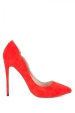 Natural leather stilettos