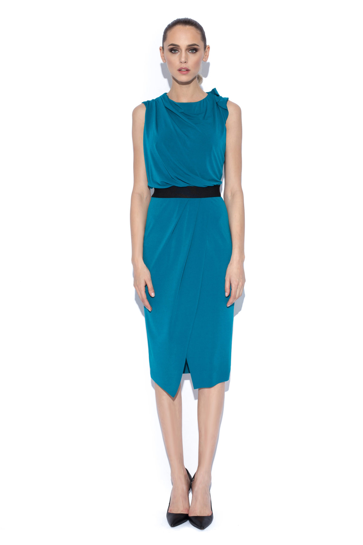 Turquoise cocktail dress RC7904 NISSA