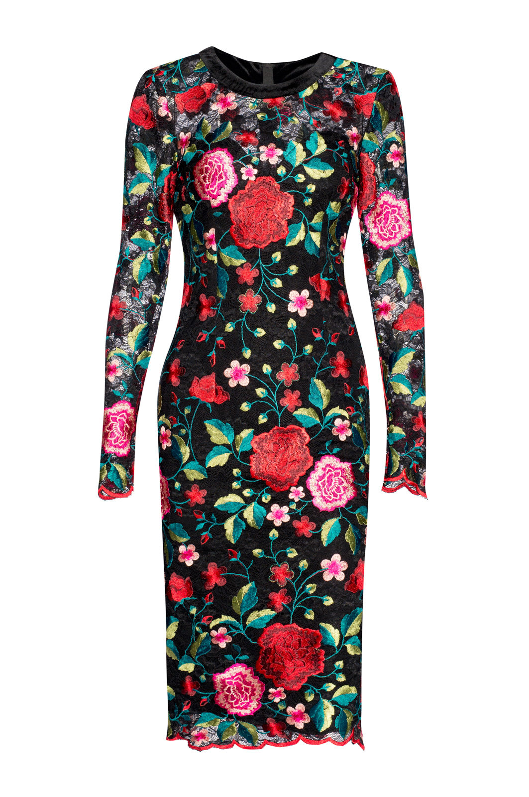 green emerald velvet dress Rosalie Embroidery Mini Dress – watereverysunday
