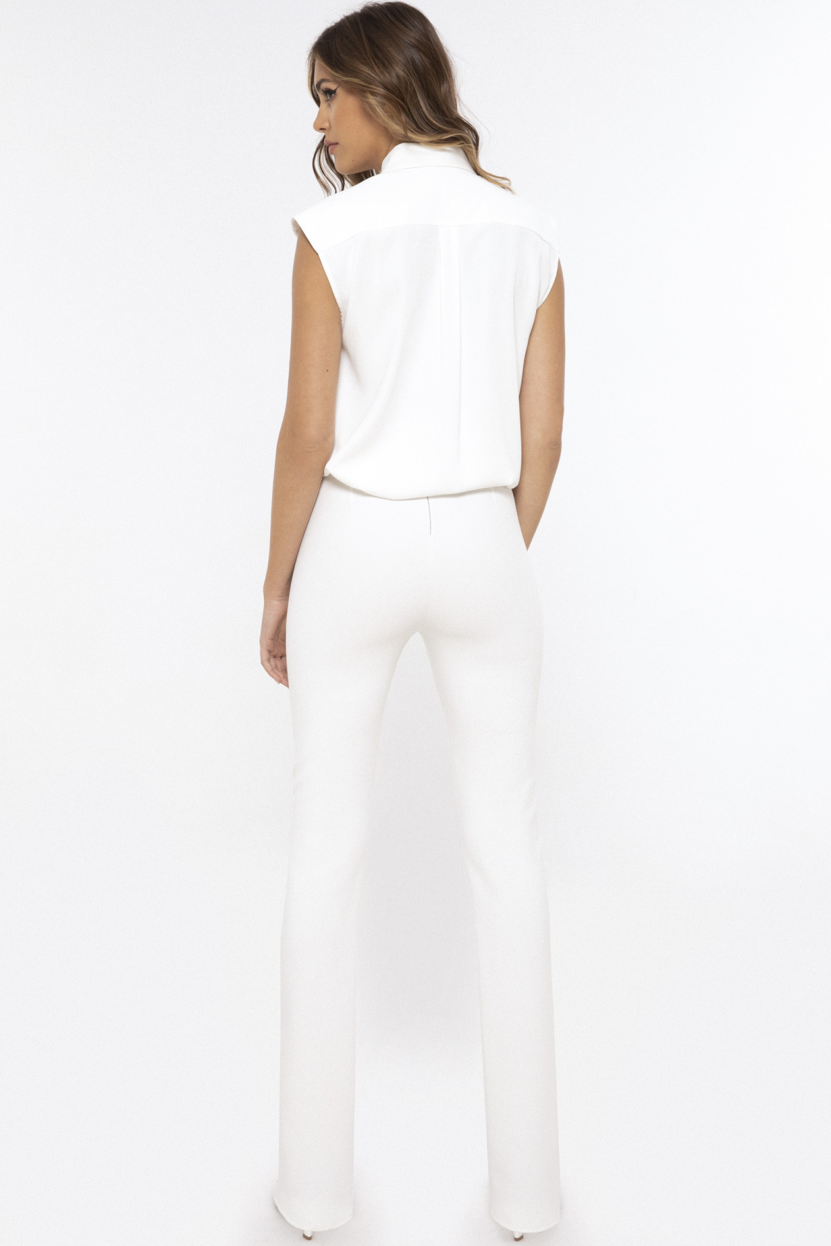 Front slit pants | P12891 | NISSA