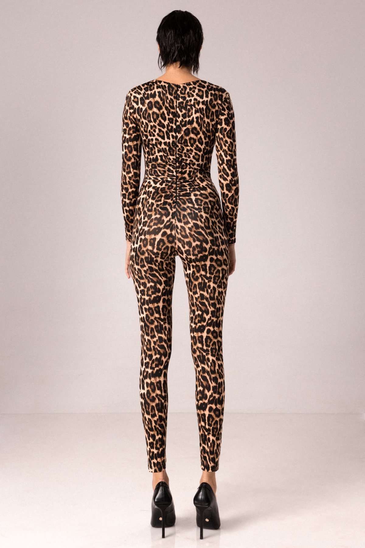 Leopard-print jumpsuit | SALO14239 | NISSA