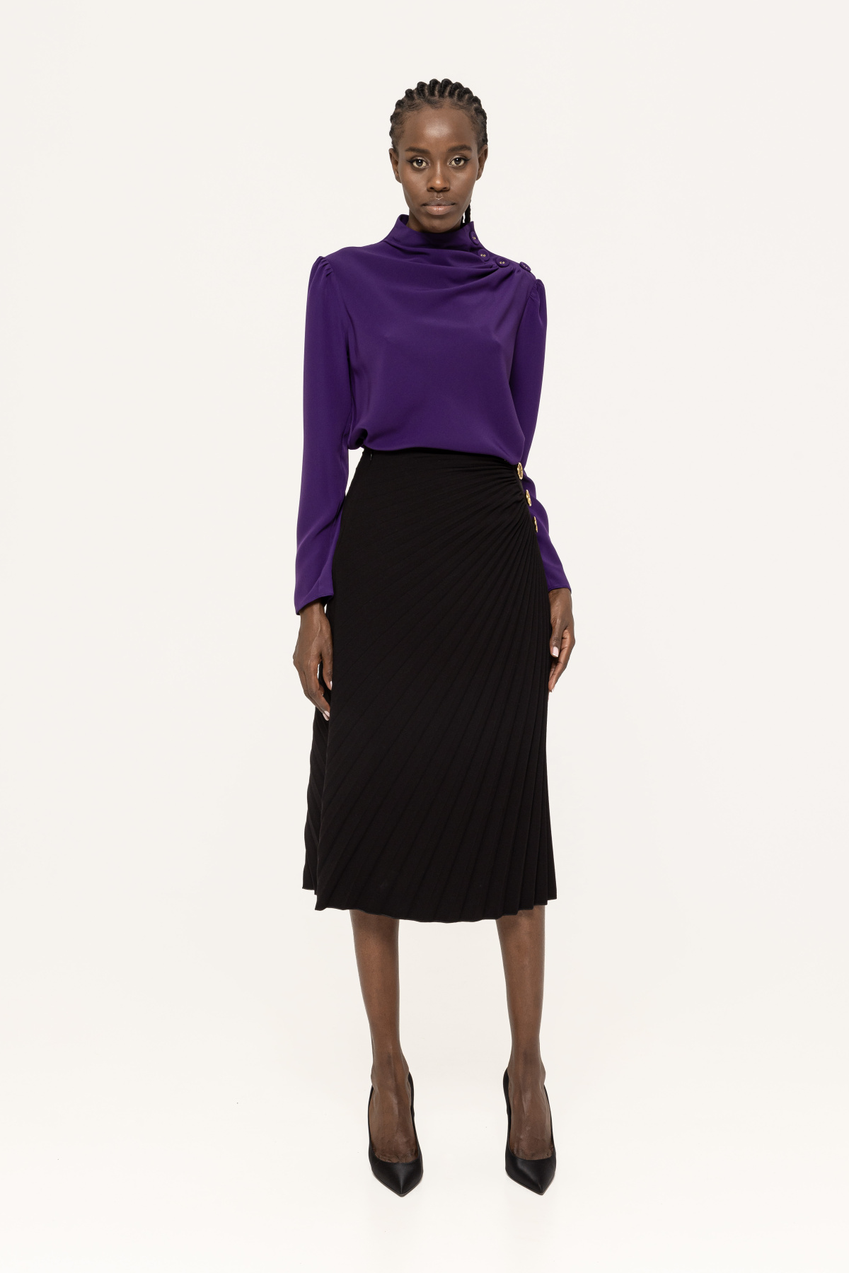 High-neck top | TOP14382 | NISSA