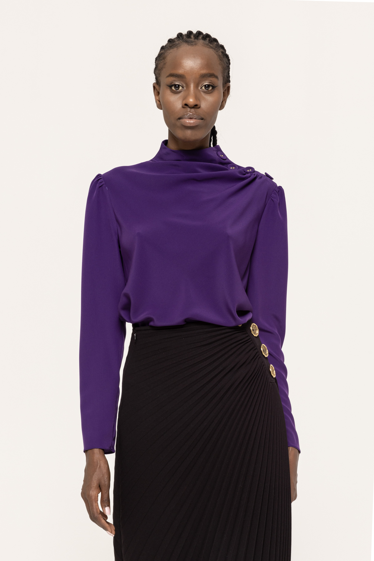 High-neck top | TOP14382 | NISSA