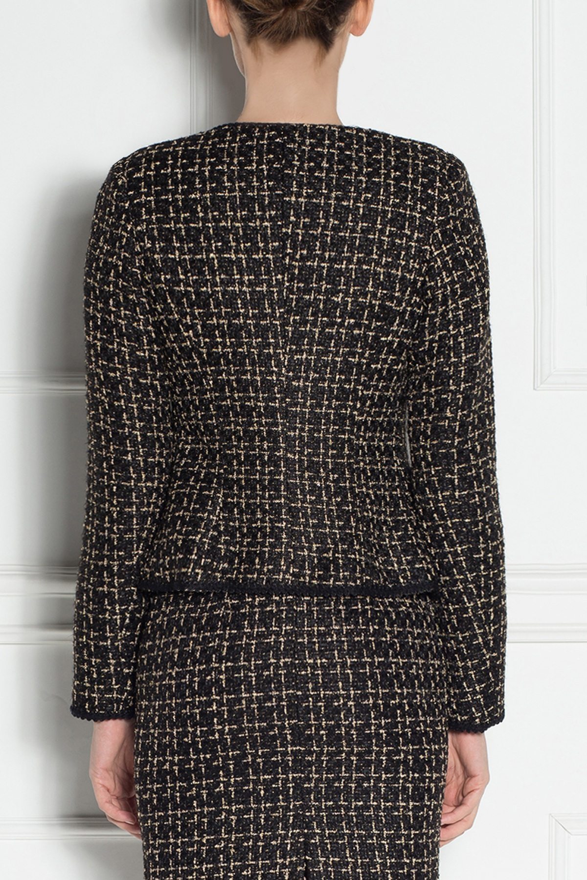 Textured fabric blazer S1257 NISSA