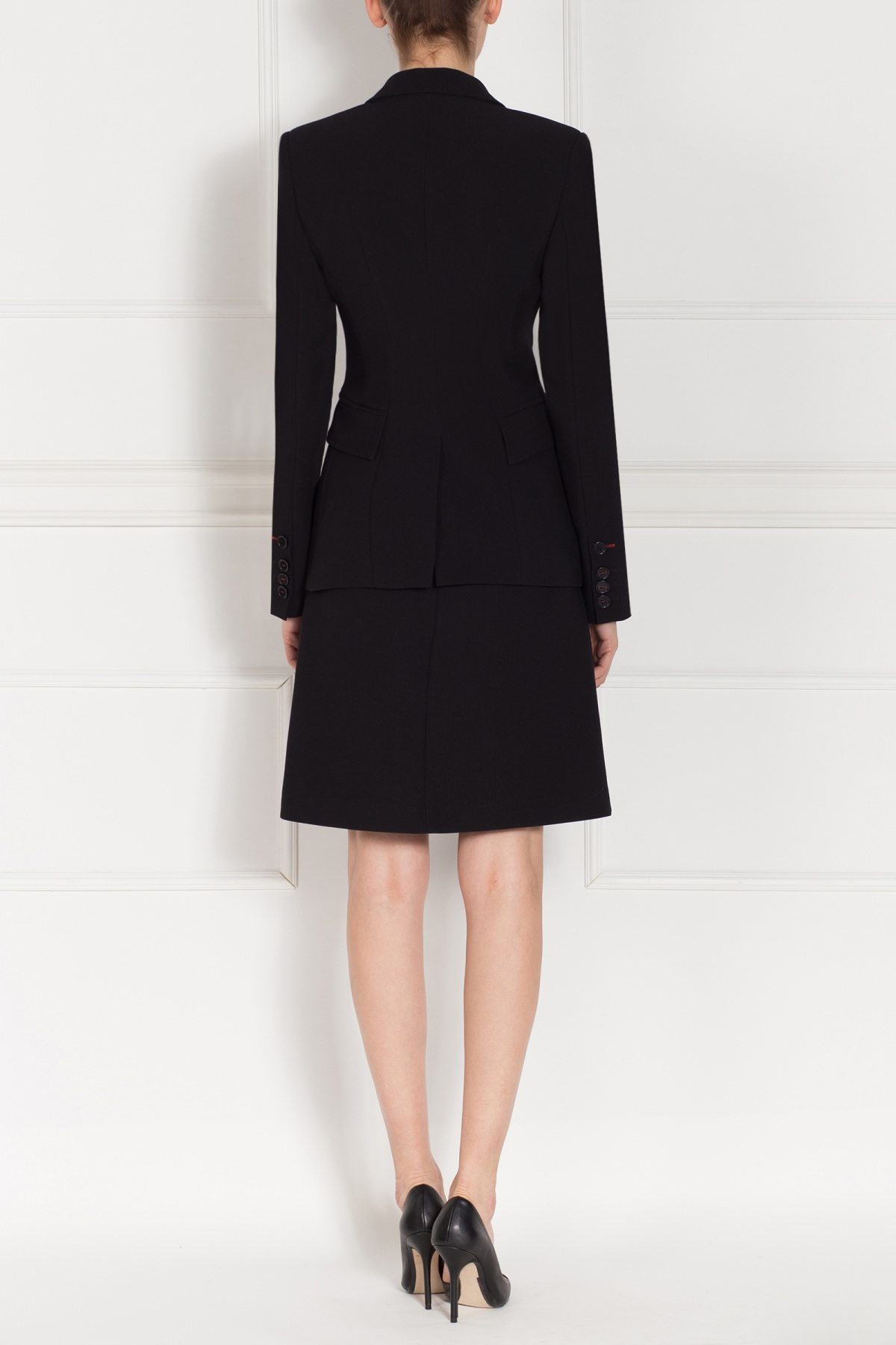 スカート HOUGA 2021 ss dress up skirt (black) Office pleated skirt | F8245 | NISSA