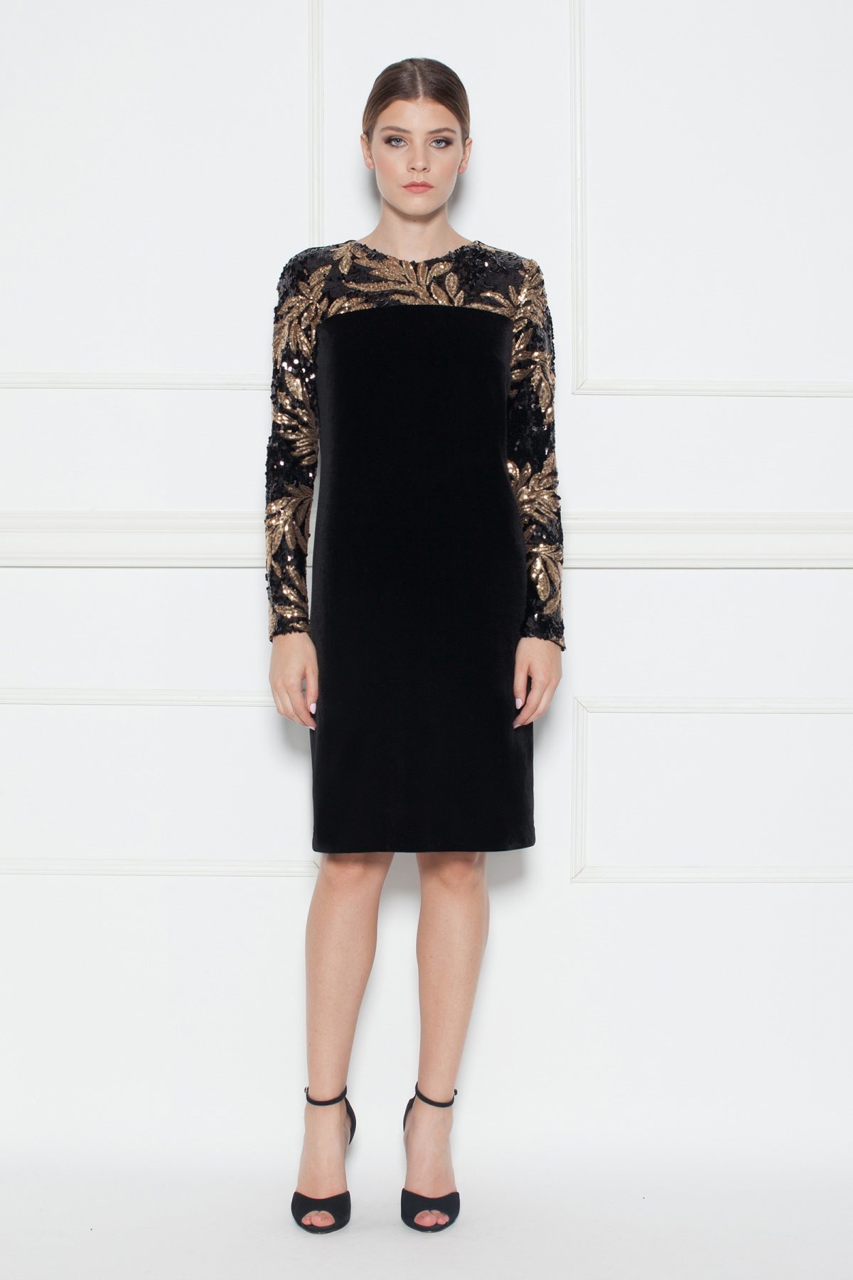 Vaenora - Sizzling Sequins Midi Dress